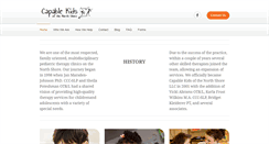 Desktop Screenshot of capablekidsofthenorthshore.net