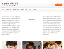 Tablet Screenshot of capablekidsofthenorthshore.net